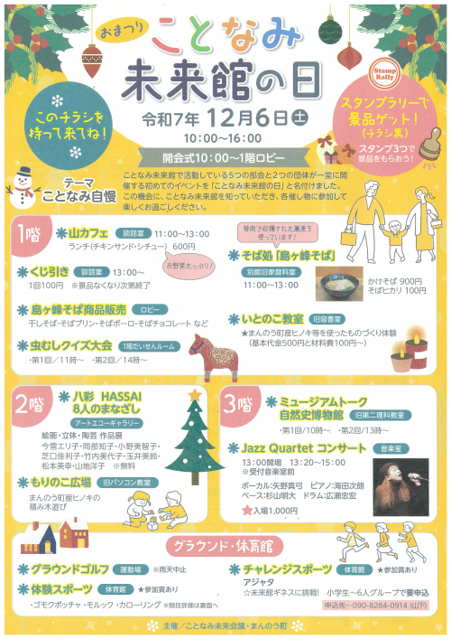 未来館の日チラシ表側