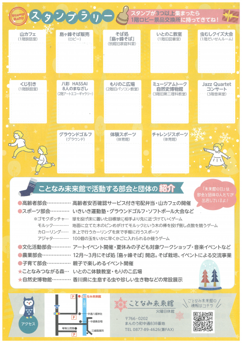 未来館の日チラシ裏側