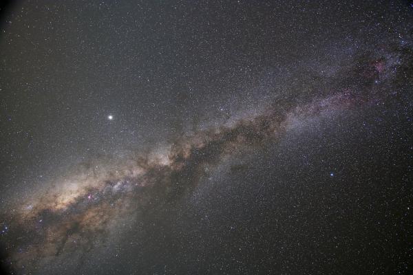 まんのう天文台で撮影した天の川の写真